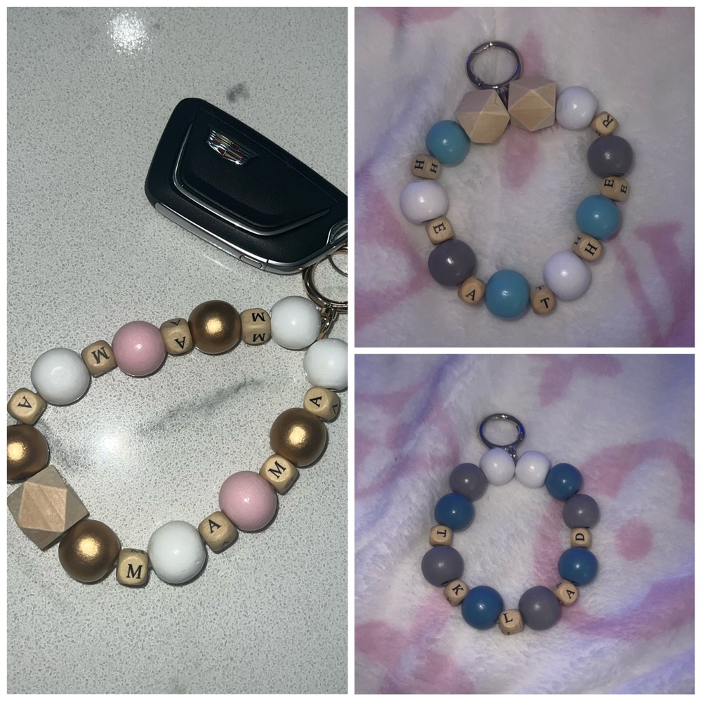 ✨Handcrafted✨ Key Wristlet